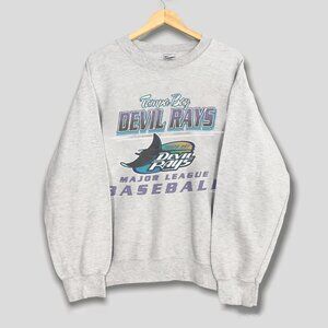 Vintage Tampa Bay Rays Baseball Sweatshirt, Retro MLB Tampa Bay Rays Shirt Tee